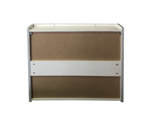 Зеркало-шкаф "Сорренто-90" светло-серый