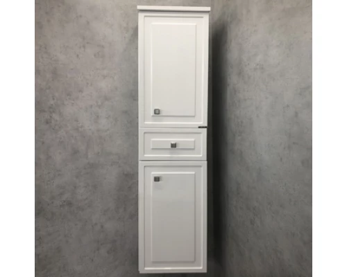 COMFORTY. Шкаф-колонна "Феррара-40" белый глянец