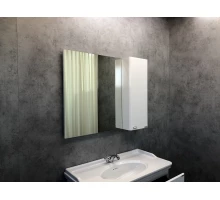 COMFORTY. Зеркало-шкаф "Неаполь-100" белый глянец