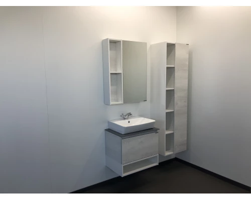 COMFORTY. Зеркало-шкаф "Прага-60" дуб белый