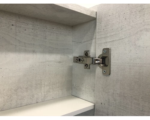 COMFORTY. Зеркало-шкаф "Прага-60" дуб белый