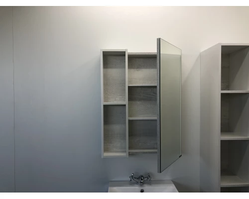 COMFORTY. Зеркало-шкаф "Прага-75" дуб белый