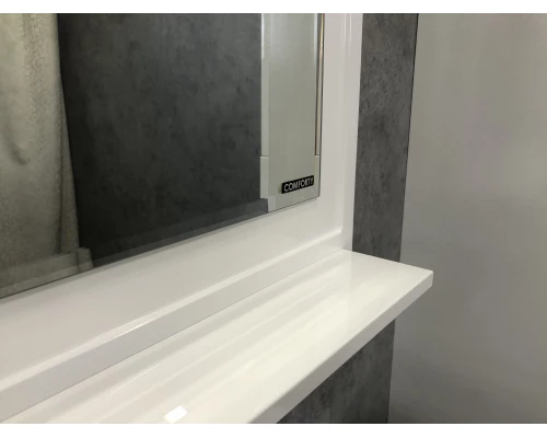 COMFORTY. Зеркало "Феррара-100" белый глянец