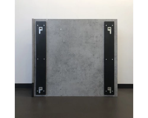 COMFORTY. Зеркало-шкаф "Франкфурт-90" бетон светлый