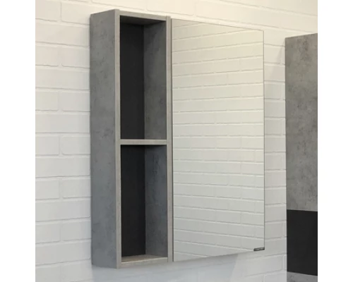 COMFORTY. Зеркало-шкаф "Франкфурт-60" бетон светлый