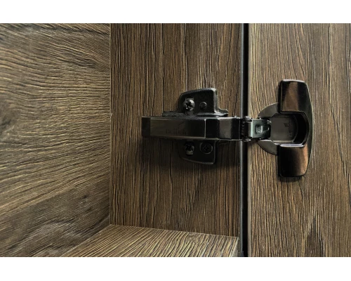 COMFORTY. Зеркало-шкаф "Франкфурт-90" дуб шоколадно-коричневый