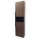 COMFORTY. Шкаф-колонна  "Франкфурт-40" дуб шоколадно-коричневый