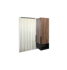COMFORTY. Зеркало-шкаф "Штутгарт-75" дуб тёмно-коричневый