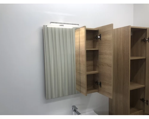 COMFORTY. Зеркало-шкаф "Тромсе-60" дуб сонома
