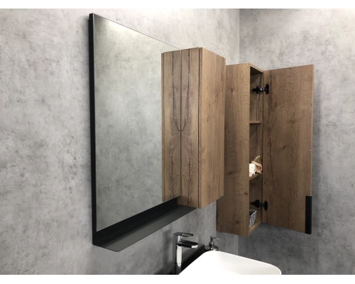 COMFORTY. Зеркало-шкаф "Кёльн-90" дуб темный