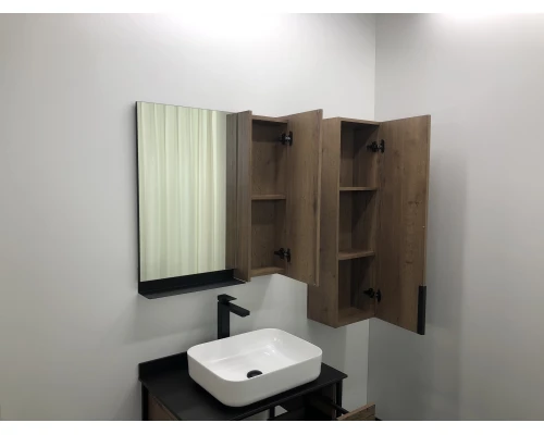 COMFORTY. Зеркало-шкаф "Кёльн-75" дуб темный