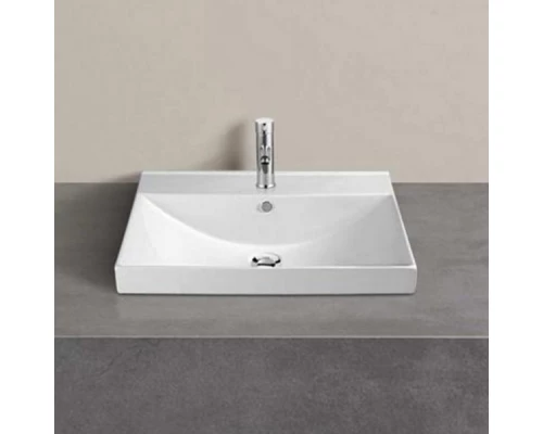 COMFORTY. Тумба-умывальник "Дублин-75" белый глянец с раковиной COMFORTY 8057