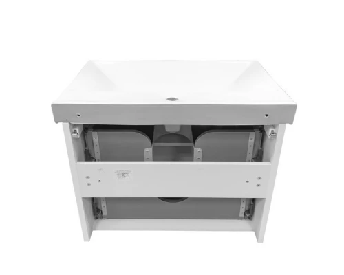 COMFORTY. Тумба-умывальник "Дублин-75" белый глянец с раковиной COMFORTY 8057