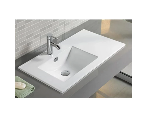 COMFORTY. Тумба-умывальник "Бремен-90" дуб белый с раковиной COMFORTY 9090EL