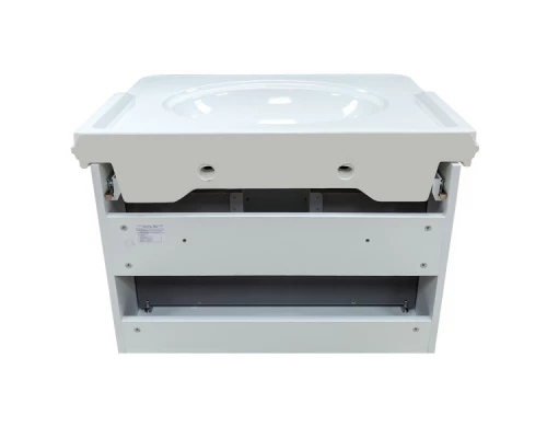 COMFORTY. Тумба-умывальник "Неаполь-80" белый глянец с раковиной 50180