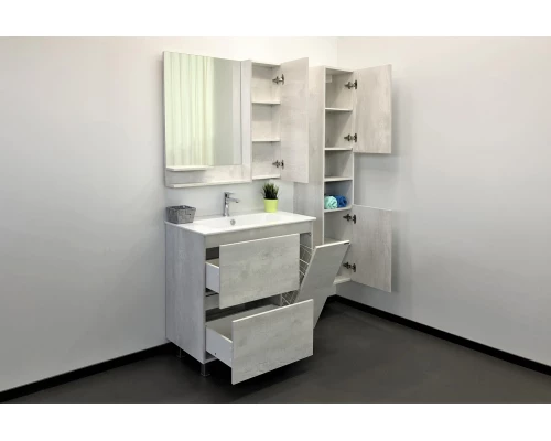 COMFORTY. Шкаф-колонна "Верона-35" дуб белый