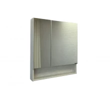 COMFORTY. Зеркало-шкаф "Никосия-70" дуб белый