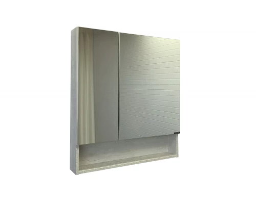 COMFORTY. Зеркало-шкаф "Никосия-70" дуб белый