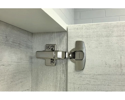 COMFORTY. Зеркало-шкаф "Никосия-70" дуб белый