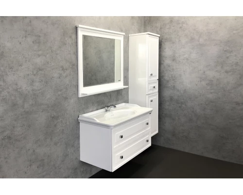 COMFORTY. Зеркало "Феррара-100" белый глянец