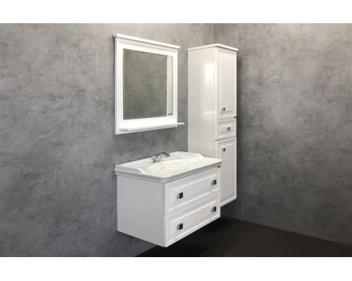 COMFORTY. Зеркало "Феррара-80" белый глянец