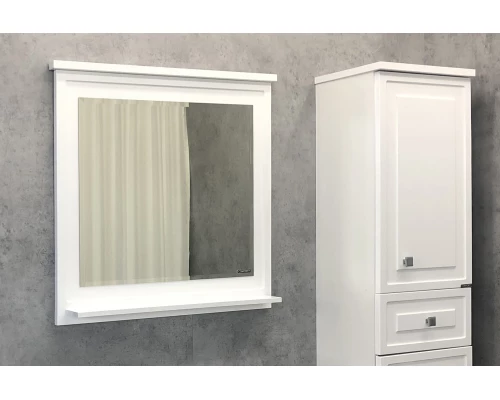 COMFORTY. Зеркало "Феррара-80" белый глянец