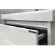 COMFORTY. Тумба-умывальник "Дублин-75" белый глянец с раковиной COMFORTY 8057