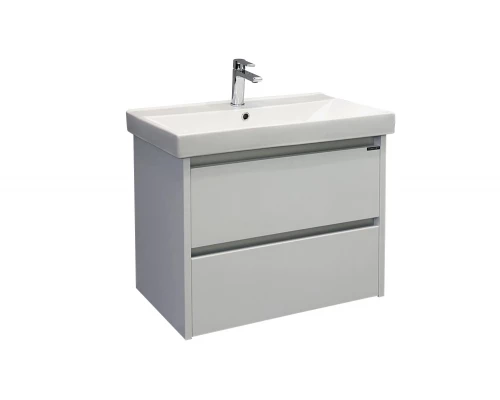 COMFORTY. Тумба-умывальник "Дублин-75" белый глянец с раковиной COMFORTY 8057