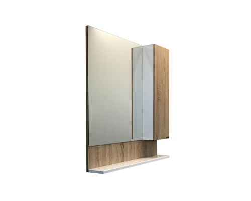 COMFORTY. Зеркало-шкаф "Рига-80" дуб сонома