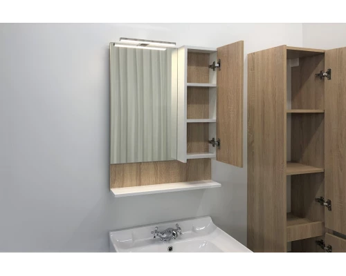 COMFORTY. Зеркало-шкаф "Рига-60" дуб сонома
