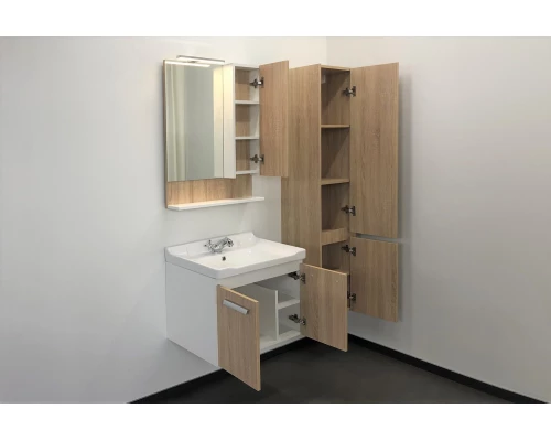 COMFORTY. Зеркало-шкаф "Рига-60" дуб сонома