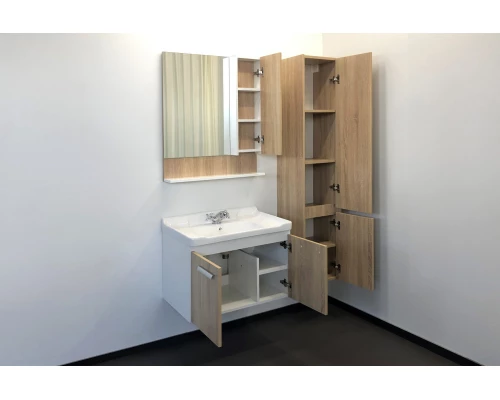 COMFORTY. Зеркало-шкаф "Рига-70" дуб сонома