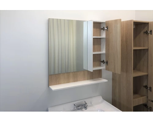 COMFORTY. Зеркало-шкаф "Рига-70" дуб сонома