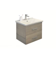 COMFORTY. Тумба-умывальник "Парма-60" дуб дымчатый с раковиной "Миранда 60"