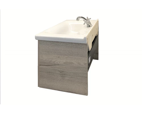COMFORTY. Тумба-умывальник "Парма-80" дуб дымчатый с раковиной "Миранда-80"