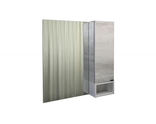 COMFORTY. Зеркало-шкаф "Прага-75" дуб белый