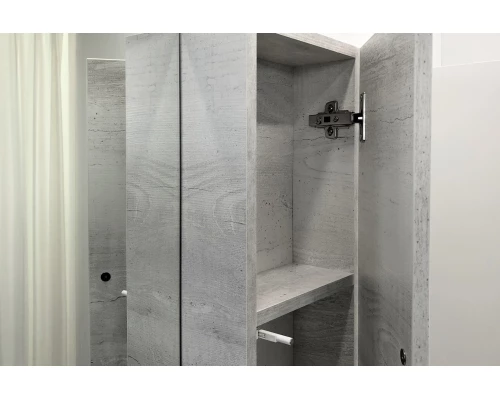 COMFORTY. Зеркало-шкаф "Прага-75" дуб белый