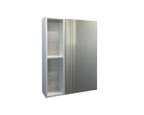 COMFORTY. Зеркало-шкаф "Прага-60" дуб белый