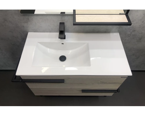 COMFORTY. Тумба-умывальник "Дюссельдорф-90" дуб дымчатый с рак. COMFORTY 9090EL