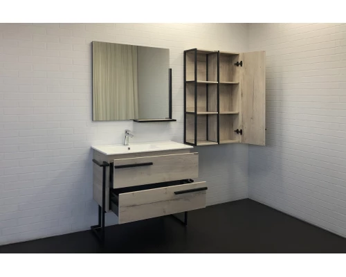 COMFORTY. Шкаф подвесной "Дюссельдорф-35" дуб дымчатый