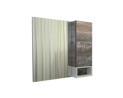 COMFORTY. Зеркало-шкаф "Турин-90" дуб бежевый