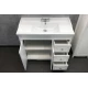 COMFORTY. Тумба-умывальник "Тбилиси-90" белый глянец с раковиной COMFORTY XD-F90