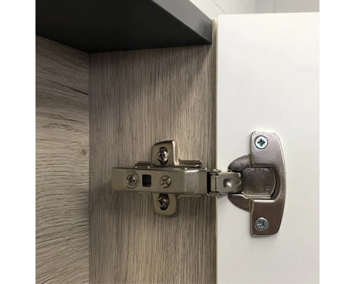 Зеркало-шкаф Comforty Мерано-90 дуб дымчатый