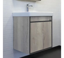 Тумба-умывальник Comforty Вена 55 дуб дымчатый с раковиной Адриана 55