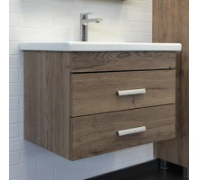 Тумба-умывальник Comforty Никосия 70П дуб темный с раковиной Como 70