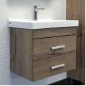 Тумба-умывальник Comforty Никосия 60П дуб темный с раковиной Fest 60 F01 Тумба-умывальник Comforty Никосия 60П дуб темный с раковиной Fest 60 F01