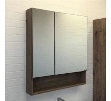 Зеркало-шкаф Comforty Никосия 70 дуб темный