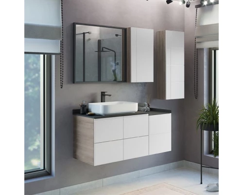 Зеркало Comforty Бредфорд-75 рама серый графит