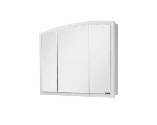 COMFORTY. Зеркало-шкаф "Палини-100" белый глянец