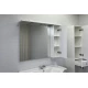 COMFORTY. Зеркало-шкаф "Сочи-100" белый глянец
